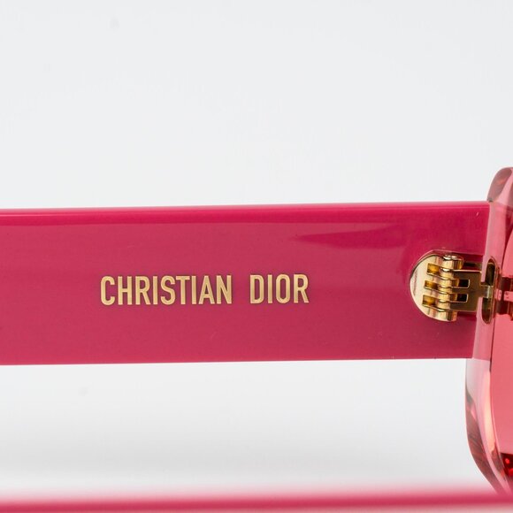 Dior WILDIOR S2U Men Sunglasses Fuchsia Bordeaux Rectangle WILDIOR S2U 73D0 - Picture 9 of 12